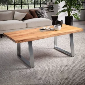 Couchtisch mit Baumkante